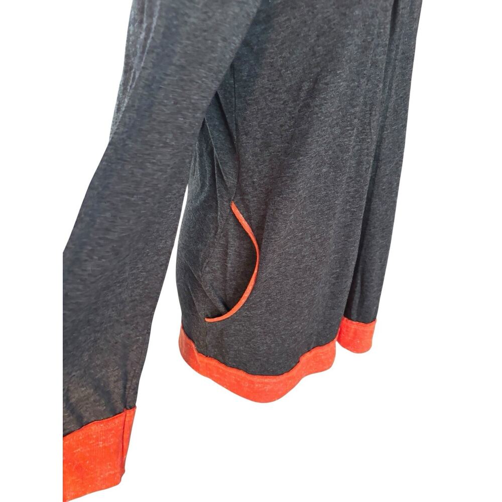 Clemson Tigers Colosseum Gray Open Front Hooded Jacket Pockets Size L/XL NWT - Picture 3 of 7